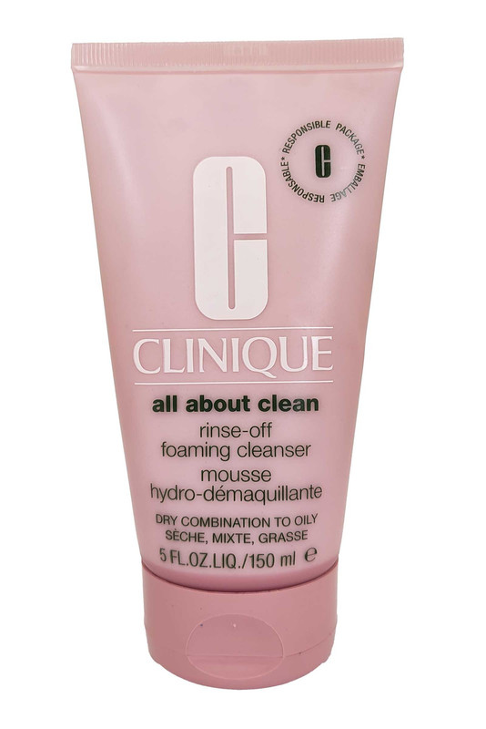 Clinique All About Clean Rinse-Off Foaming Cleanser 5oz/150ml Full Size