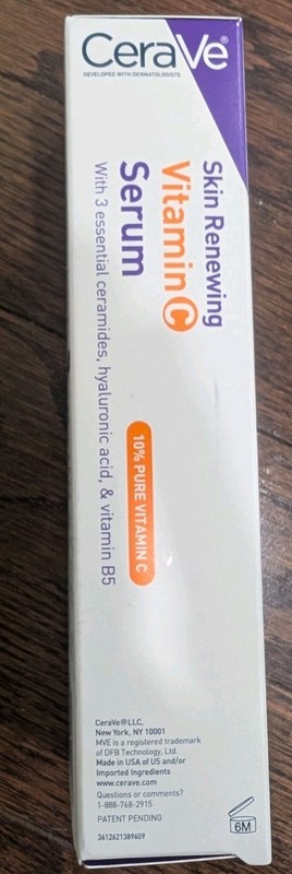 3-Pack CeraVe Skin Renewing Vitamin C Serum with Hyaluronic Acid - 1 FL Oz/30ml gallery