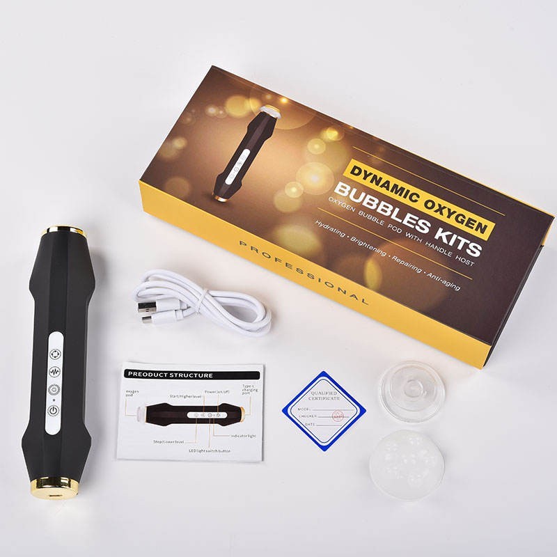 Facial SPA CO2 Bubble Oxygen Beauty Machines & Skin Bright Gel Exfoliat Pods Kit gallery