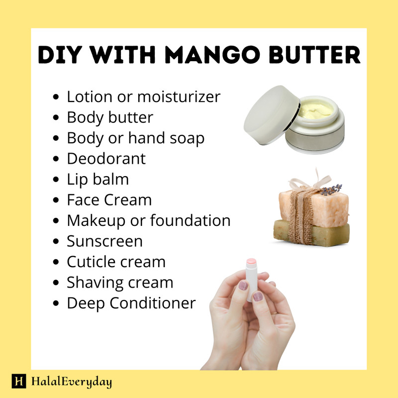 Raw Mango Butter Unrefined - 100% Pure Organic Natural Vegan Skin Hair Body BULK gallery