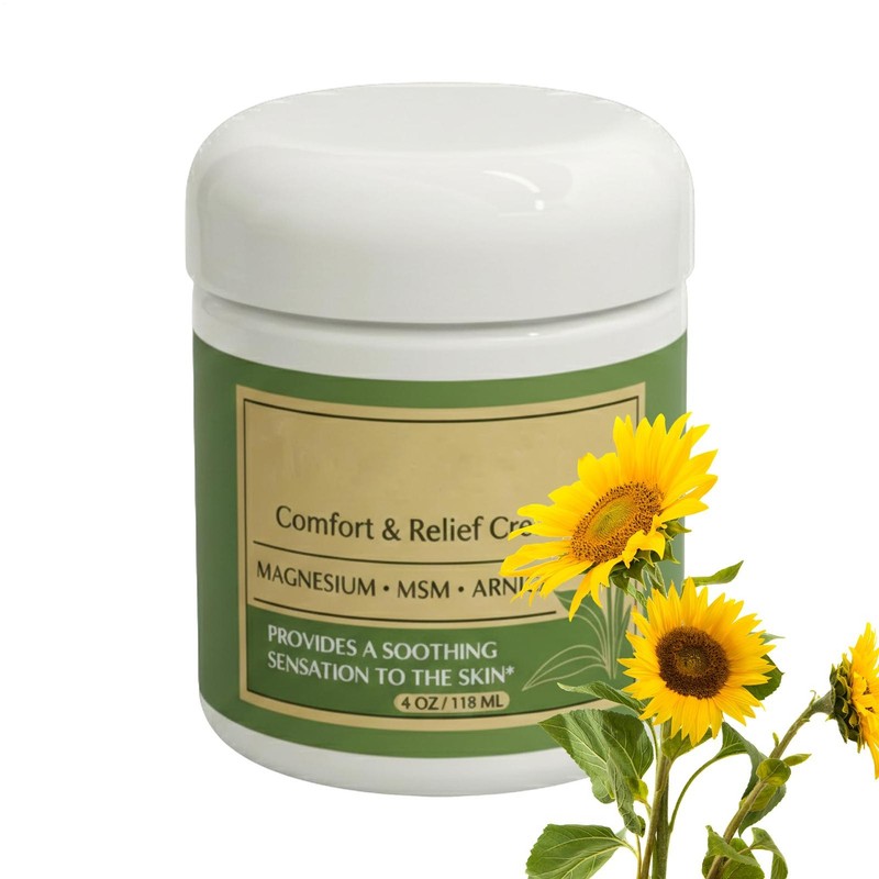 Total Relief Magnesium Cream For Comfort – Fast-Absorbing MSM & Arnica Cream ... gallery