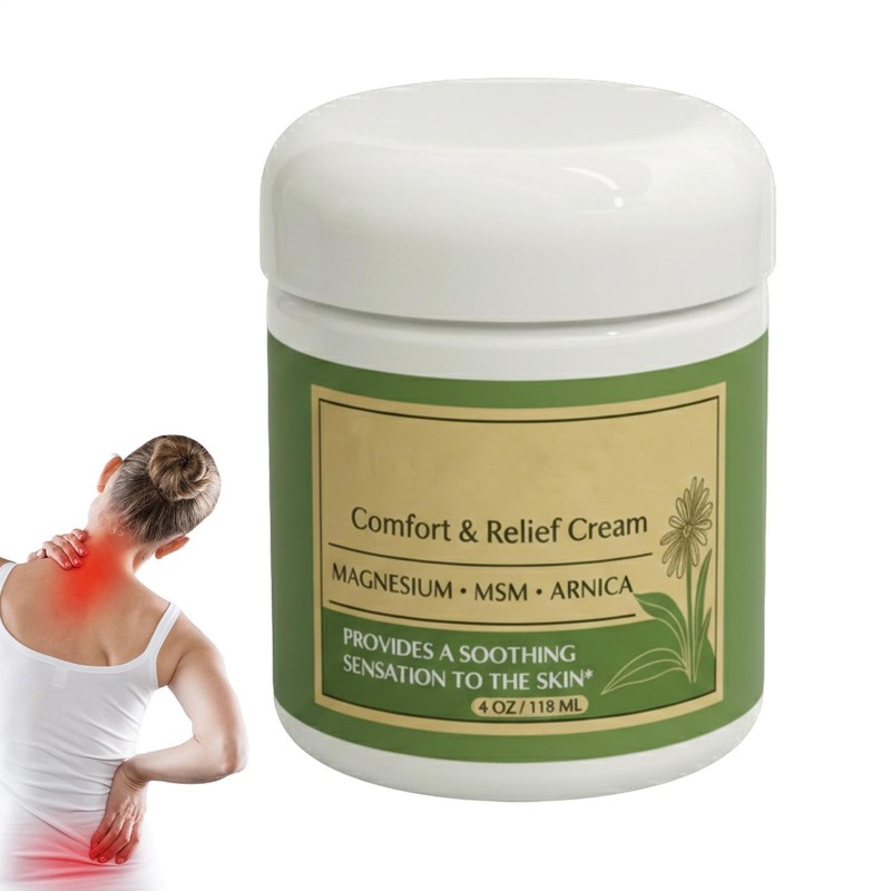 Total Relief Magnesium Cream For Comfort – Fast-Absorbing MSM & Arnica Cream ... gallery