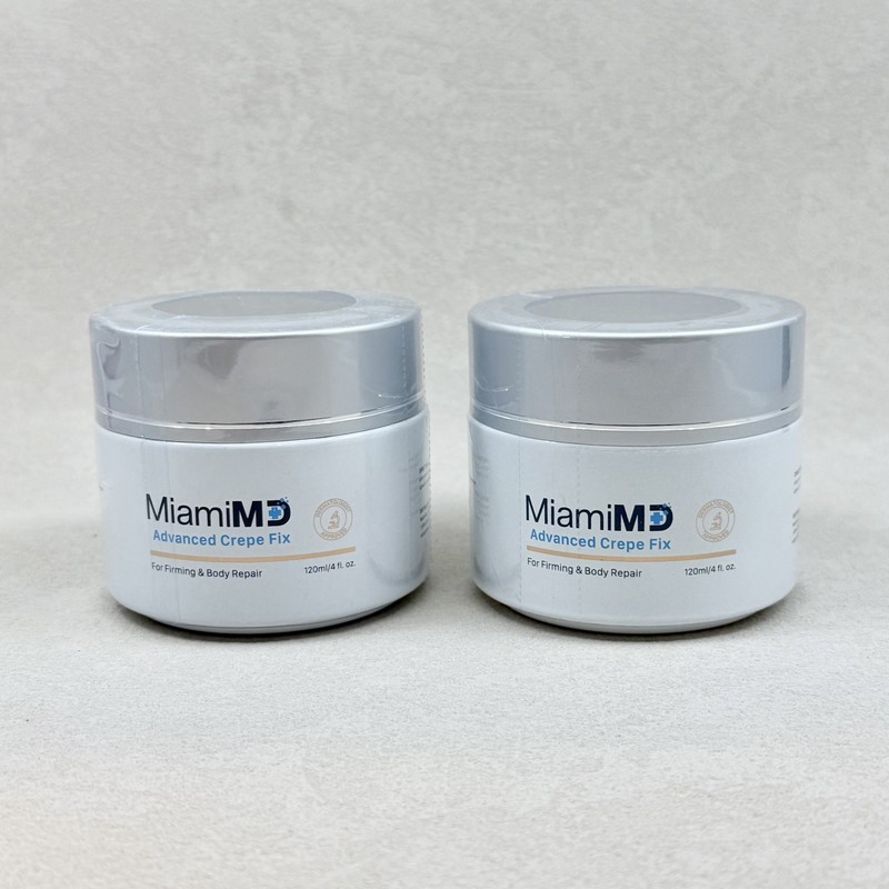 2 PACK MiamiMD ( Miami MD) ADVANCED CREPE FIX For Firming Body SEALED NO BOX