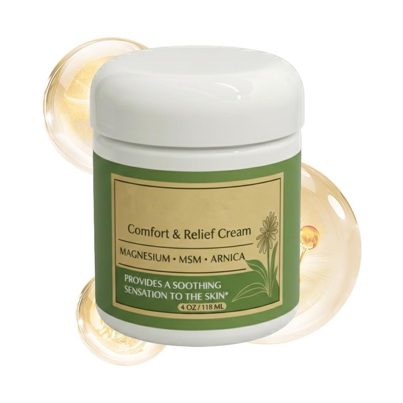 Total Relief Magnesium Cream For Comfort – Fast-Absorbing MSM & Arnica Cream ... gallery