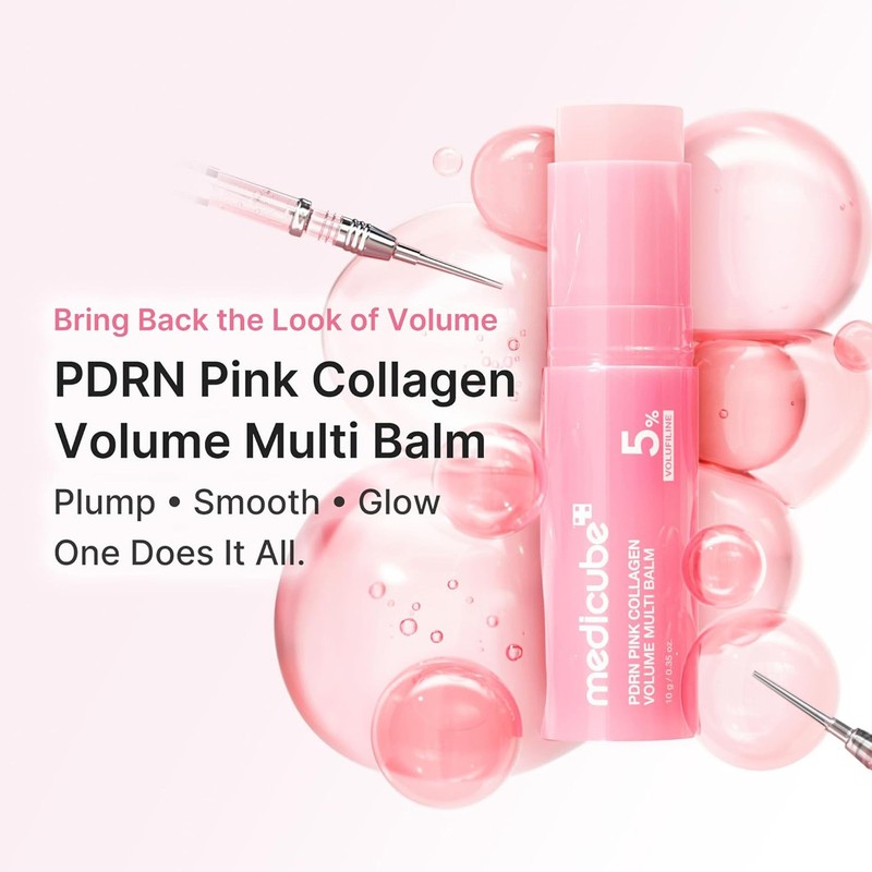 [MED ICUBE] PDRN Pink Collagen Volume Multi Balm - 10g gallery