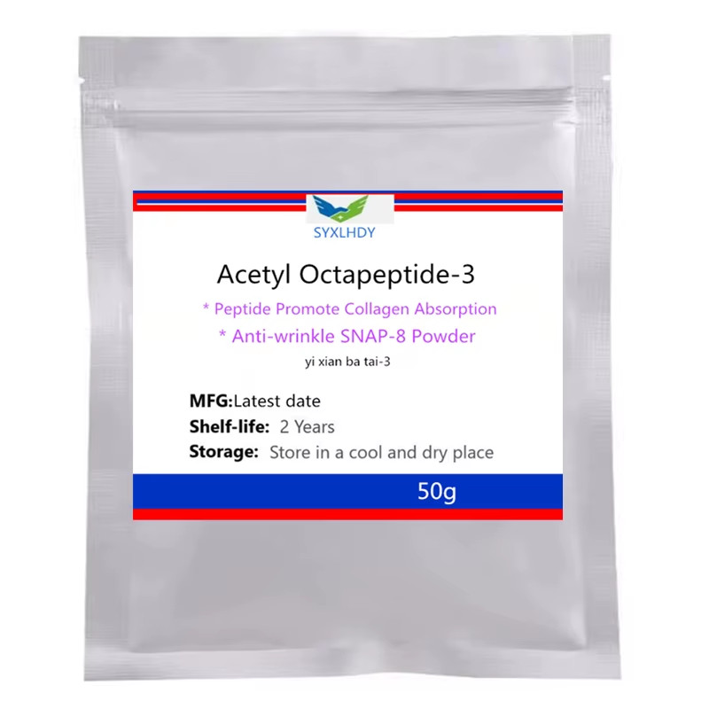 Best Acetyl Octapeptide-3 Raw Powder SNAP-8 Peptide Promote Collagen Absorption gallery