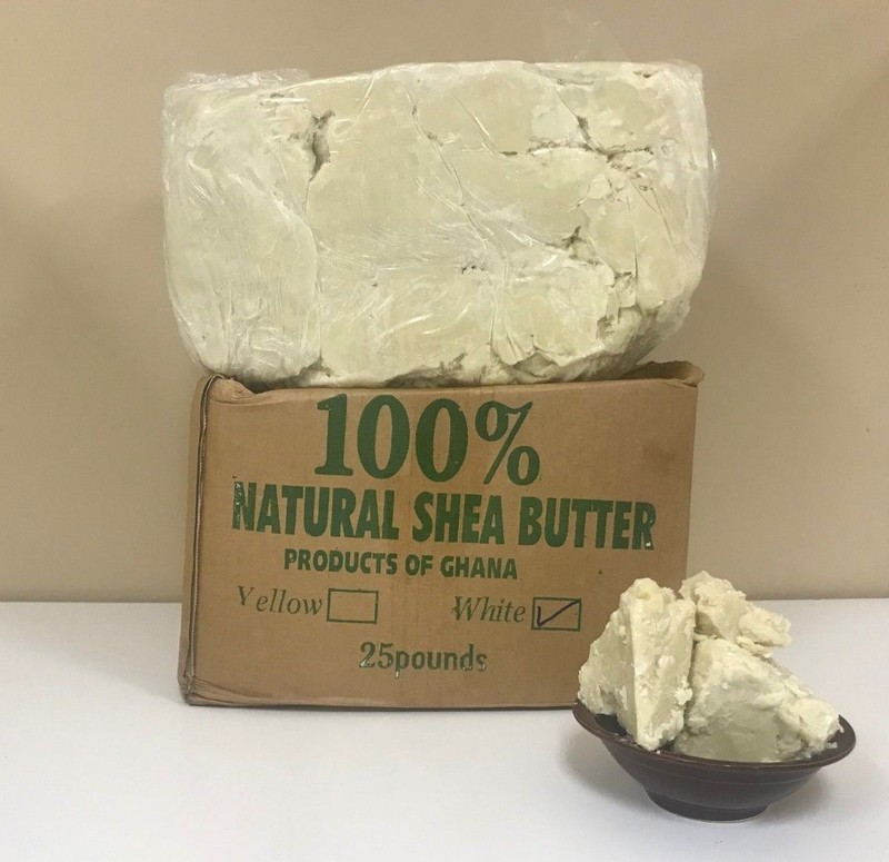 100% RAW AFRICAN SHEA BUTTER Unrefined Organic Pure GHANA Choose SIZE And COLOR gallery