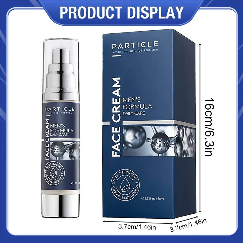 3X Particle Face Cream Men 6 in 1 Anti-Aging Cream Fights Eye Bags Dark Spots US gallery