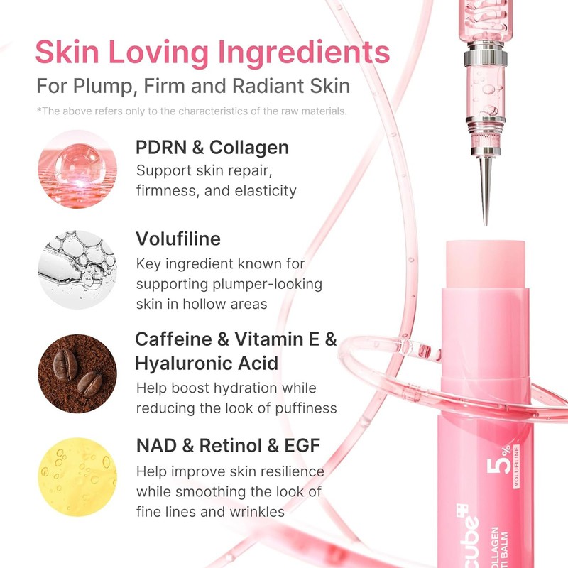 [MED ICUBE] PDRN Pink Collagen Volume Multi Balm - 10g gallery