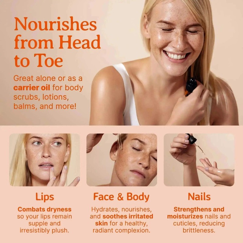 Rosehip Seed Oil: Cold-Pressed, Pure, Ideal for Skin Regeneration and Care gallery